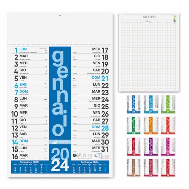 Calendari olandesi personalizzati con logo - COLORS