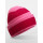 Colour Block Beanie personalizzabile Beechfield a strisce soft-touch