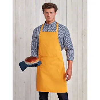 Colours Bib Apron With Pocket