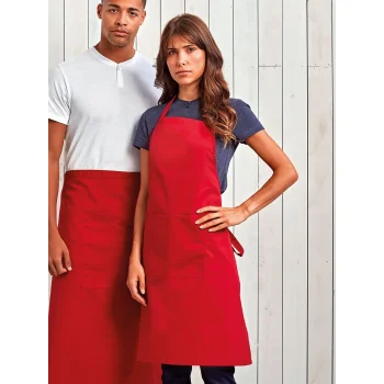 Colours Bib Apron With Pocket