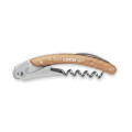 Coltello da cameriere personalizzabile doppio cavatappi manico bamboo
