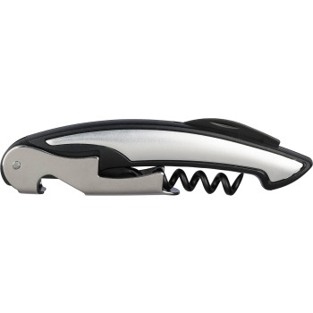 Apribottiglie personalizzati con logo - Coltello da sommelier Rosaura | Inox | Cavatappi a 5 anelli