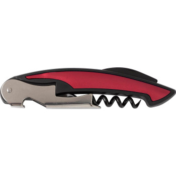 Apribottiglie personalizzati con logo - Coltello da sommelier Rosaura | Inox | Cavatappi a 5 anelli