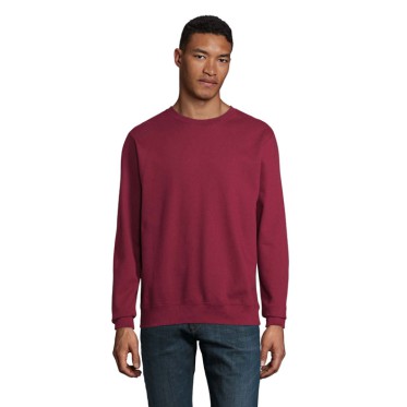 Felpa girocollo personalizzabile in cotone e poliestere riciclato GRS