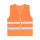 Gilet personalizzabile Korntex alta visibilità con rete traspirante