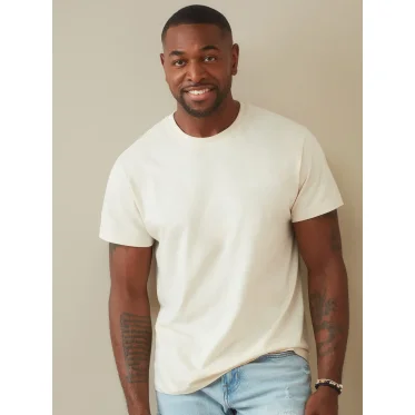 T-shirt personalizzabile Stedman 100% cotone ring-spun grigio mélange