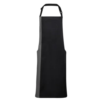 Abbigliamento da Lavoro Personalizzato con Logo - Contrast Bib Apron