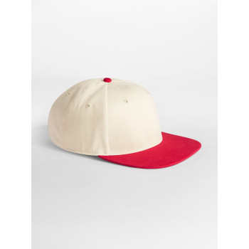 Cappellino baseball personalizzato con logo - Contrast Flat Peak 6 Panel Cap