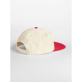 Cappellino baseball personalizzato con logo - Contrast Flat Peak 6 Panel Cap