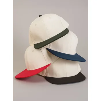 Contrast Flat Peak 6 Panel Cap