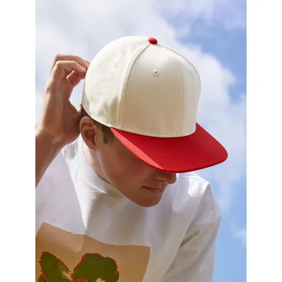 Contrast Flat Peak 6 Panel Cap