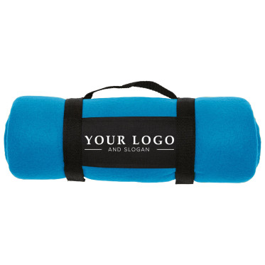 Coperta in pile personalizzabile Impression con custodia e vano portaoggetti