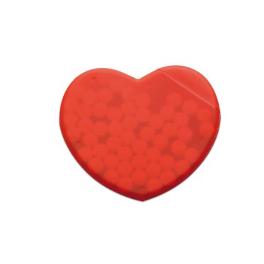 Regali San Valentino personalizzati con logo - CORAMINT - Dispenser mentine a cuore