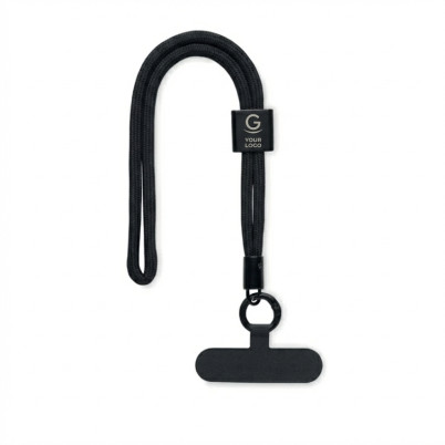 Cordino da polso regolabile per telefono in RPET 25 cm