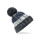 Cuffia a maglia personalizzabile Beechfield con pon pon e risvolto
