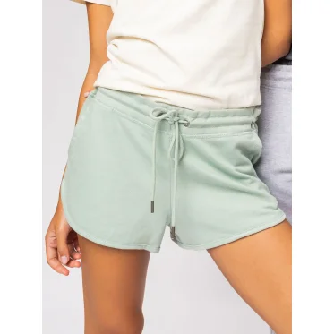 Short jogger personalizzato Black Spider in felpa french terry con dettagli in metallo