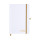 Notepad personalizzabile con copertine rigide e 80 fogli