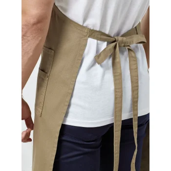 Cotton Chino Bib Apron