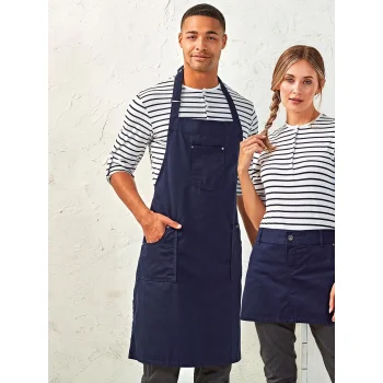 Cotton Chino Bib Apron