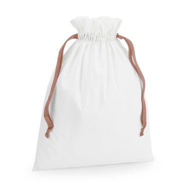 Borsa personalizzata con logo - Cotton Gift Bag With Ribbon Drawstring
