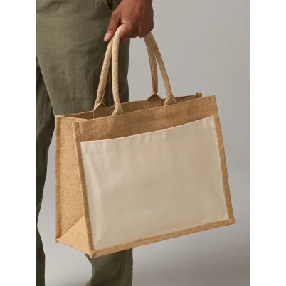 Cotton Pocket Jute Shopper