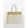 Cotton Pocket personalizzabile Westford Mill borsa juta naturale con manici in cotone