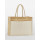 Cotton Pocket personalizzabile Westford Mill borsa juta naturale con manici in cotone