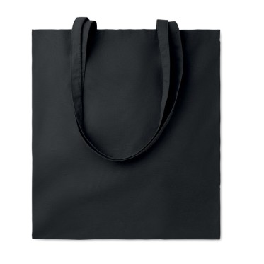 Shopper personalizzabile in cotone resistente con manici lunghi 38x42 cm