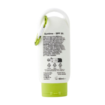 crema solare personalizzata - Crema solare Suntime | SPF 30 | 60 ml