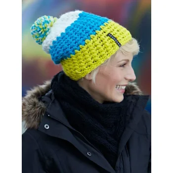 Crocheted Cap with Pompon