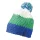 Cappello personalizzabile Myrtle Beach a maglia a 3 colori con pompon