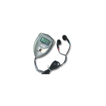 Gadget scontato personalizzato con logo - Cronografo orologio radio con cuffie