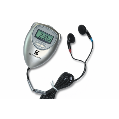 Cronografo orologio radio personalizzabile con cuffie integrate