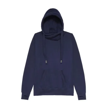Cross Neck Hoodie