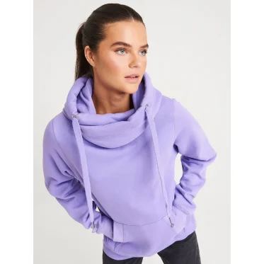 Cross Neck Hoodie personalizzabile Just Hoods cappuccio incrociato uomo