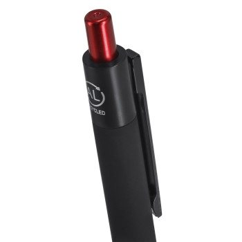 Penna in metallo personalizzata con logo - Crysta
