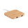 Base di ricarica personalizzabile con hub USB 2.0 e struttura in bamboo