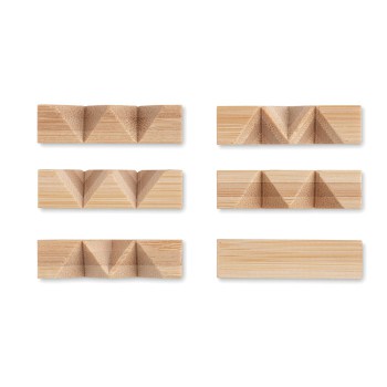 CUBENATS - Puzzle rompicapo in bambù