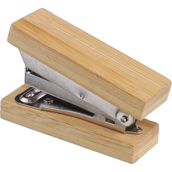 gadget ecologici con logo - Cucitrice mini in bambù Gordon
