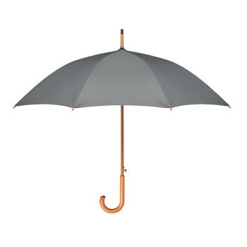 Ombrelli da passeggio personalizzati con logo - CUMULI RPET - Ombrello 23,5&quot; in pongee RPET