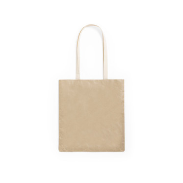 Shopper personalizzata carta laminata con manici in cotone naturale resistente