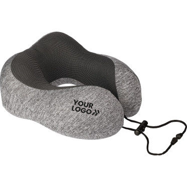 Cuscino da viaggio in memory foam Impression con custodia protettiva rPET