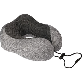Cuscini da viaggio personalizzati con logo - Cuscino da viaggio Martina | Memory foam | Regolabile