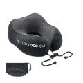 Cuscino da viaggio personalizzabile tessuto cationico con borsa RPET