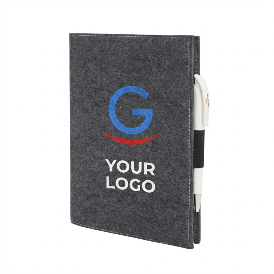 Custodia in feltro Halfar con portapenna