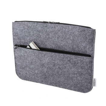 Custodie per laptop personalizzate con logo - Custodia laptop personalizzabile Impression in feltro RPET fino a 14 pollici