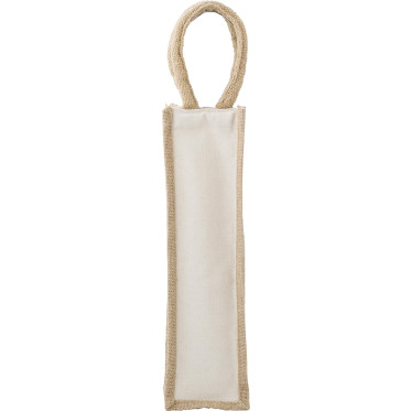 Cotton wine bag personalizzabile Impression con chiusura a cordino e maniglia