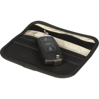 Accessorio da viaggio personalizzato - Custodia portachiavi e porta carte in PET riciclato Ripple