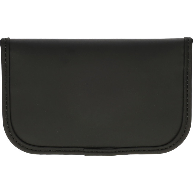 Accessorio da viaggio personalizzato - Custodia portachiavi e porta carte in PET riciclato Ripple