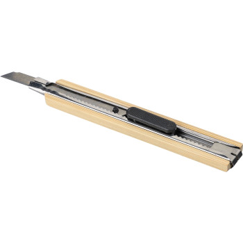 Taglierini e Cutter Personalizzati con Logo - Cutter in metallo con corpo in bambù Jeffrey
